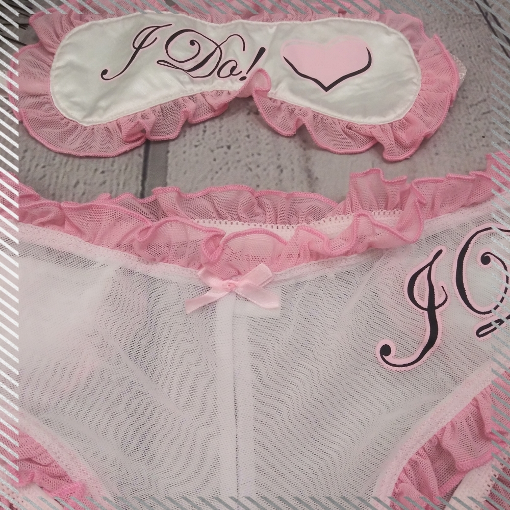 O/S Dreamgirl "I do" bridal panty gift set - Picture 8 of 12